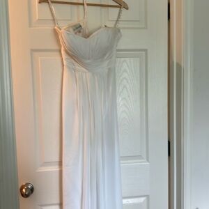 David’s Bridal White Gown